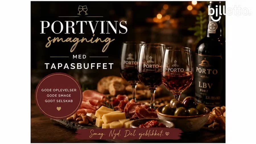 Portvinssmagning med tapas buffet