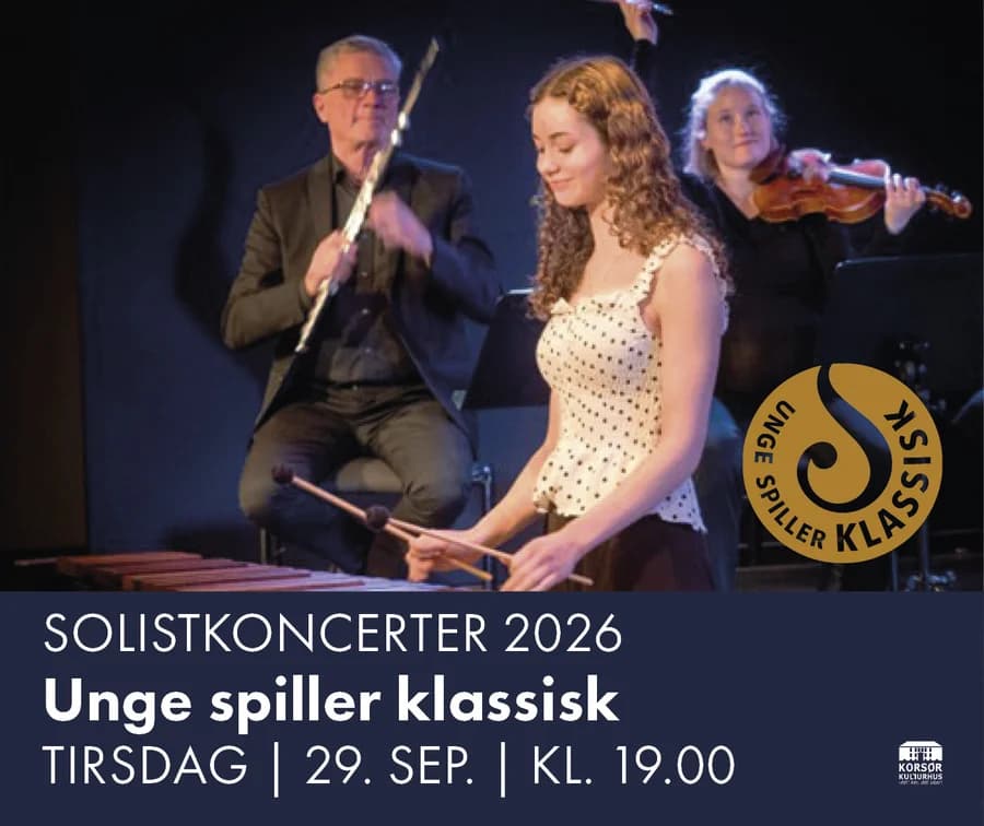 Solistkoncerter 2026 - Unge spiller klassisk