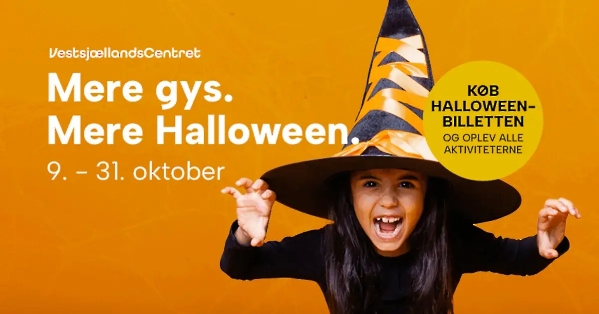 Halloween i VestsjællandsCentret