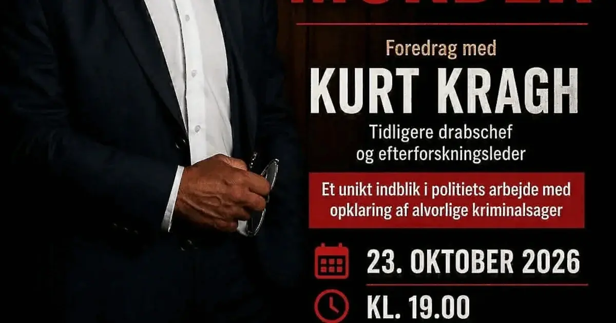 At tænke som en morder - Foredrag med Kurt Kragh