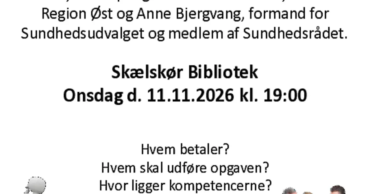 Offentligt møde om Sundhedsreformen