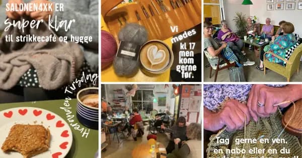 Tirsdags StrikkeCafé i Salonen