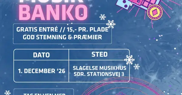 Julemusikbanko i Slagelse Musikhus