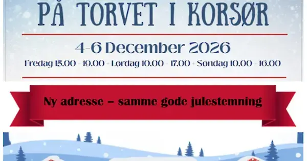 Julemarked på Torvet i Korsør