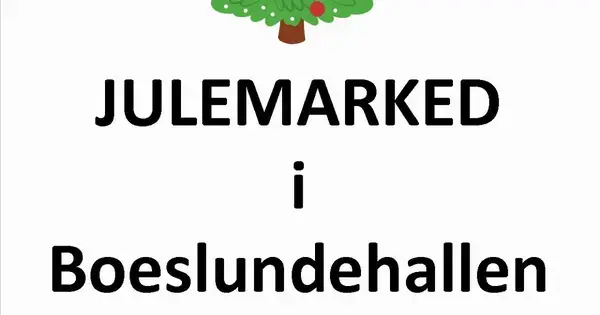 Julemarked i Boeslundehallen