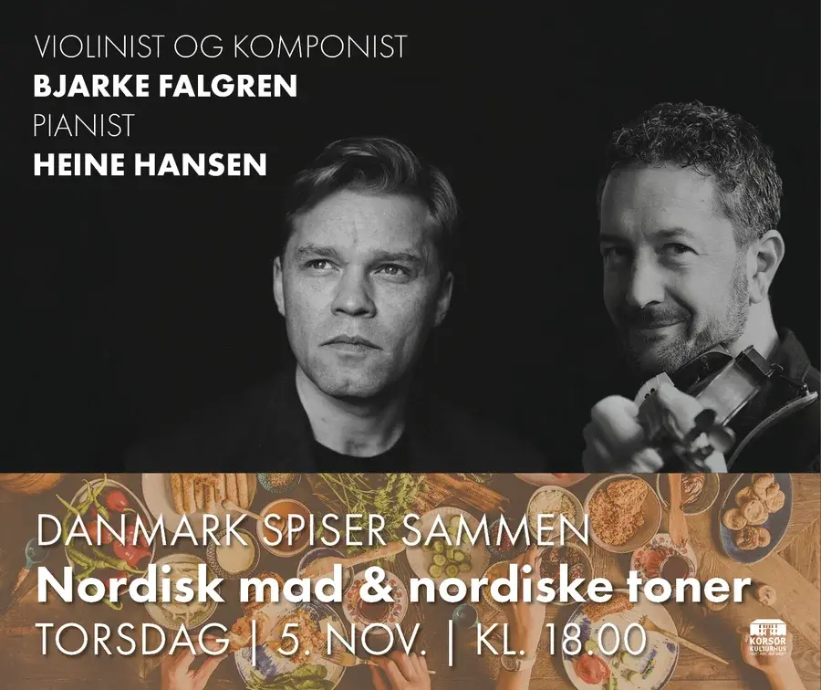 Danmark spiser sammen: Nordisk mad og nordiske toner med Bjarke Falgren