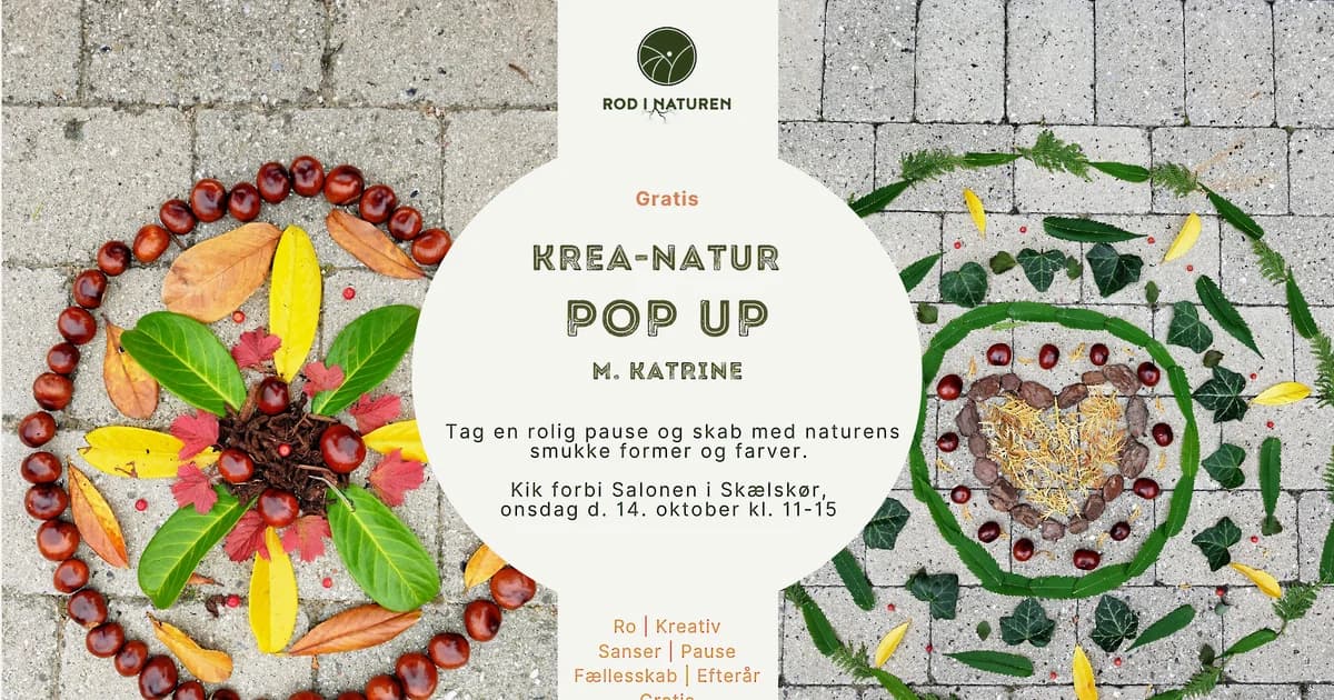 Krea natur pop up - Mandalaer af naturmaterialer