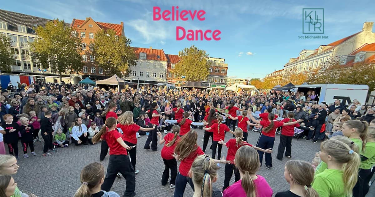 Danseoptræden med Believe Dance på Centertorvet under Kulturnatten