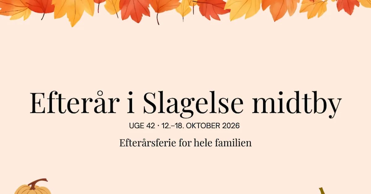 Efterår i Slagelse Midtby