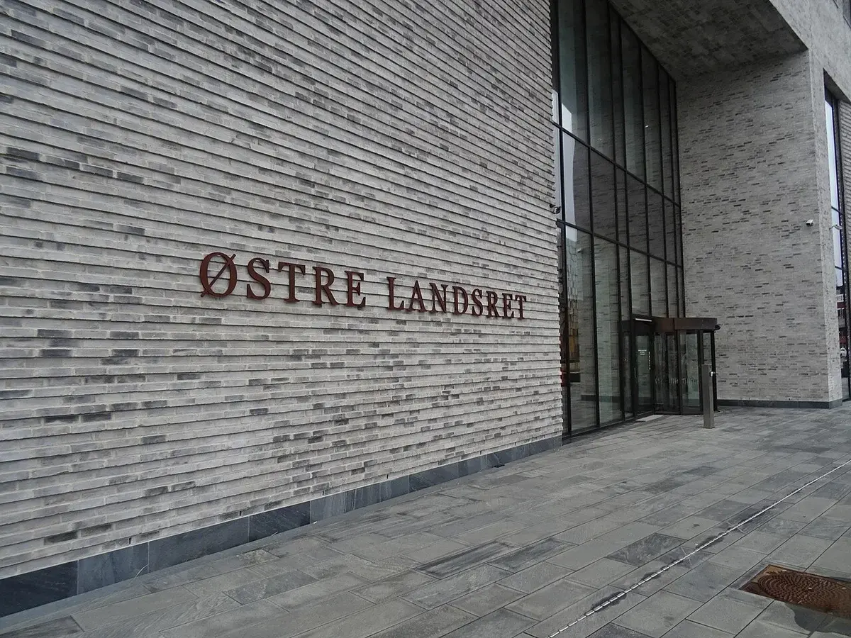 Exterior of the Eastern High Court at Østre Landsrets Plads, Copenhagen